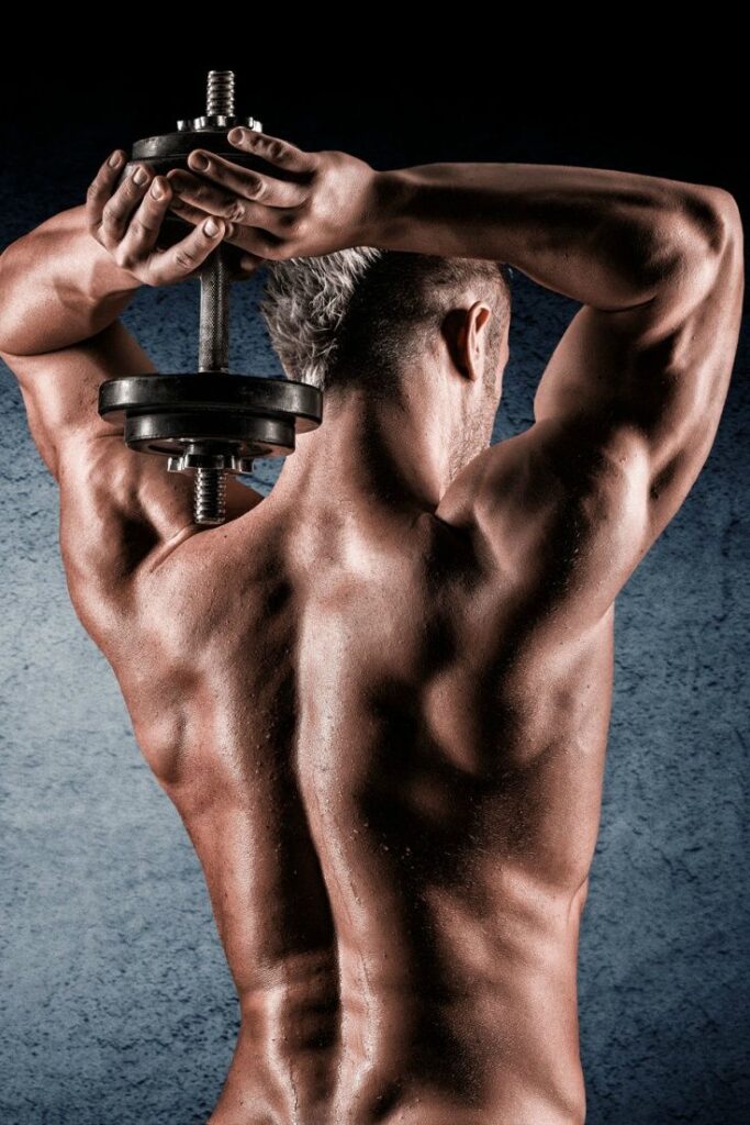 Overhead triceps extension